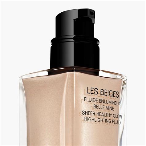 chanel les beiges rozświetlacz|LES BEIGES HIGHLIGHTING FLUID Rozświetlacz we fluidzie.